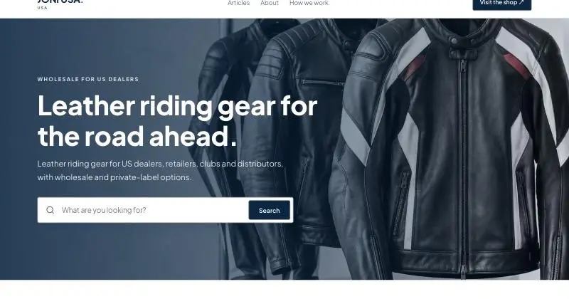 JONI USA homepage