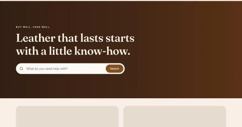 LeatherGuide homepage